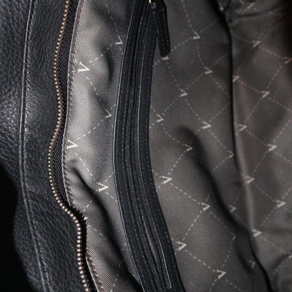 Vince Camuto - Satchel Black, Burgundy, and Grey leather - Picture 8 of 11